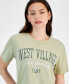 Фото #3 товара Juniors' West Village Graphic T-Shirt