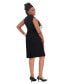 Women's Wide-Waistband Sleeveless Sheath Dress