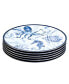 Фото #2 товара Sea Life Set of 6 Dinner Plate 11", Service For 6