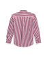 Toddler and Little Boys Striped Cotton Poplin Shirt