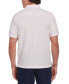 ფოტო #2 პროდუქტის Men's Linen Blend Tri-Color Panel Short Sleeve Button-Down Shirt