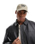 Jack & Jones collegiate baseball cap in beige