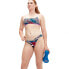 Фото #3 товара SPEEDO Allover Digital Cross Back Crop Top Bikini Top