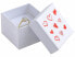 Фото #1 товара Подарочная упаковка JK Box с белыми сердцами HRT-3 / A1 / A7.