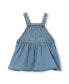 ფოტო #1 პროდუქტის Baby Girls Lara Denim Pinafore Dress