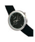 ფოტო #3 პროდუქტის Quartz The 6100 Black Dial, Canvas-Overlaid Black Polyurethane Strap Watch 43mm