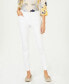 Фото #2 товара Charter Club Women's Newport Slim Leg Tummy Slimming Pants White 6