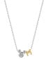 Фото #13 товара Disney unwritten Cubic Zirconia Mickey Mouse Initial Pendant Necklace