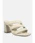 Фото #1 товара KYWE Womens Textured Heel Chunky Strap Sandals