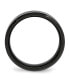 ფოტო #2 პროდუქტის Ceramic Black with Green Carbon Fiber Inlay Beveled Edge Ring