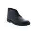 Фото #2 товара Clarks Desert Boot 2 26161237 Mens Black Leather Lace Up Chukkas Boots 8