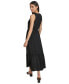 ფოტო #2 პროდუქტის Women's Cinched-Waist Ruffled-Hem Maxi Dress