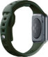 Фото #4 товара 3MK 42/44/45/49 mm Dark Green - 3mk Silicone Watch Strap for Apple