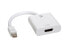 Фото #2 товара V7 White Video Adapter Mini DisplayPort Male to HDMI Female - 0.17 m - mini DisplayPort - HDMI - White - Male/Female - 10 g