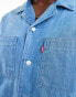 Levi's standard camp shirt co-ord in blue denim