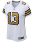 ფოტო #2 პროდუქტის Women's Michael Thomas White New Orleans Saints Alternate Game Jersey