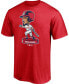 Фото #4 товара Men's Nolan Arenado Red St. Louis Cardinals Player T-shirt