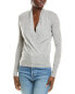 Фото #1 товара Sofiacashmere Modern Faux Wrap Cashmere Sweater Women's