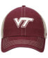 Men's Maroon Virginia Tech Hokies Trawler Trucker Snapback Hat