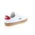Lakai Newport MS1240251A00 Mens White Leather Skate Inspired Sneakers Shoes
