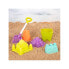 Фото #4 товара COLOR BABY Castle 15 cm With Shovel 39 cm And 4 Accessories In Network beach bucket