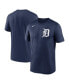 Men's Navy Detroit Tigers New Legend Wordmark T-shirt