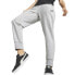 Puma Essentials Logo Elastic Waistband Sweatpants Womens Grey Casual Athletic Bo