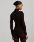 ფოტო #2 პროდუქტის Women's Ribbed Turtleneck Sweater