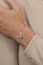 Romantic silver bracelet with zircons BRC32W