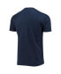 Фото #4 товара Men's Navy Tennessee Titans Throwback T-shirt