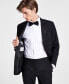 Фото #3 товара Men's Slim-Fit Faille-Trim Tuxedo Jacket, Created for Macy's