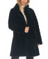 Фото #4 товара Women's Petite Faux-Fur Coat