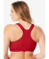 ფოტო #2 პროდუქტის Plus Size Wireless Sport Bra 2-Pack