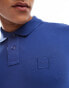 BOSS Orange passenger polo shirt in navy