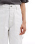 Фото #3 товара COLLUSION unisex carpenter skate jeans in white