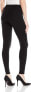 HUE 256302 Womens Made to Move Double Knit Shaping Leggings Black Size Small