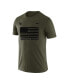 ფოტო #3 პროდუქტის Men's Olive Air Force Falcons Rivalry Flag Legend Performance T-shirt