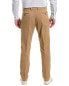 Фото #2 товара Брюки Brooks Brothers Pleated Tapered Chino, среднего бежевого цвета, для мужчин, с защипами, зауженные.