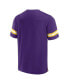 Men's Purple Minnesota Vikings Jersey Tackle V-Neck T-shirt