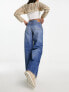 Weekday Ample low rise baggy jeans in novel blue