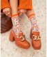 ფოტო #3 პროდუქტის Women's Pumpkin Spice Sheer Sock