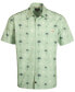Фото #1 товара Men's Palm Solo Print Short-Sleeve Button-Up Shirt
