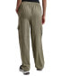 Фото #2 товара Women's Pull-On Twill Wide-Leg Cargo Pants