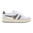 Gola Grandslam Classic CMB117 Mens White Leather Lifestyle Sneakers Shoes