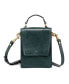 ფოტო #1 პროდუქტის Women's Genuine Leather Basswood Crossbody Bag