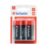 Одноразовые батареи типа Verbatim Alkaline 2 pc(s) 1.5V Multicolour 34.2 mm