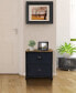 Фото #3 товара 2 Drawer Chest Dresser with Wood Top