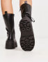 Фото #6 товара ASOS DESIGN Wide Fit Athens 3 chunky high lace up boots in black