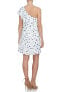 CeCe 241140 Womens Floating Petals Ruffled One Shoulder Dress New Ivory Size 10