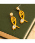 ფოტო #2 პროდუქტის Women's Fish Drop Earrings